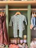 BabyGirl Green Flower Onesie - image 1