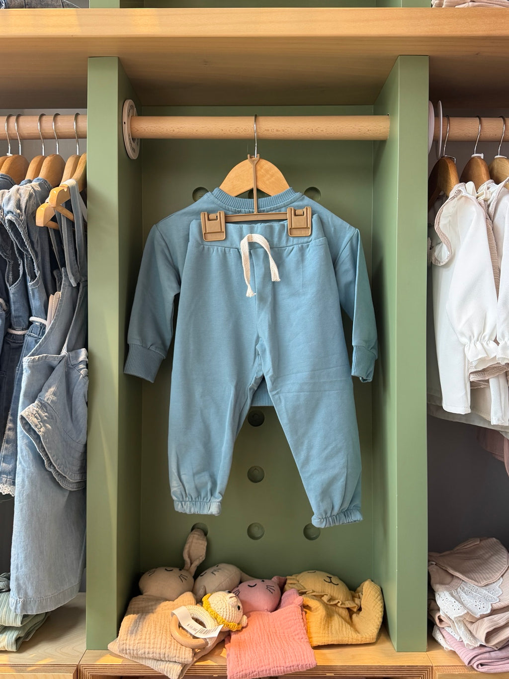 Boy 2pcs Cotton Set Adventure Blue pants
