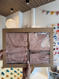 NewBorn Girl Cotton Solid Pink Hospital Set