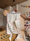 BabyGirl White/Pink Hooded Towel