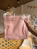 BabyGirl Pink Waffle Cotton Blanket