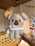 Baby Grey Koala Hooded Towel