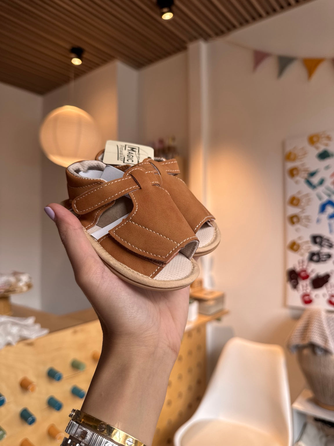 BabyBoy Brown Sandals