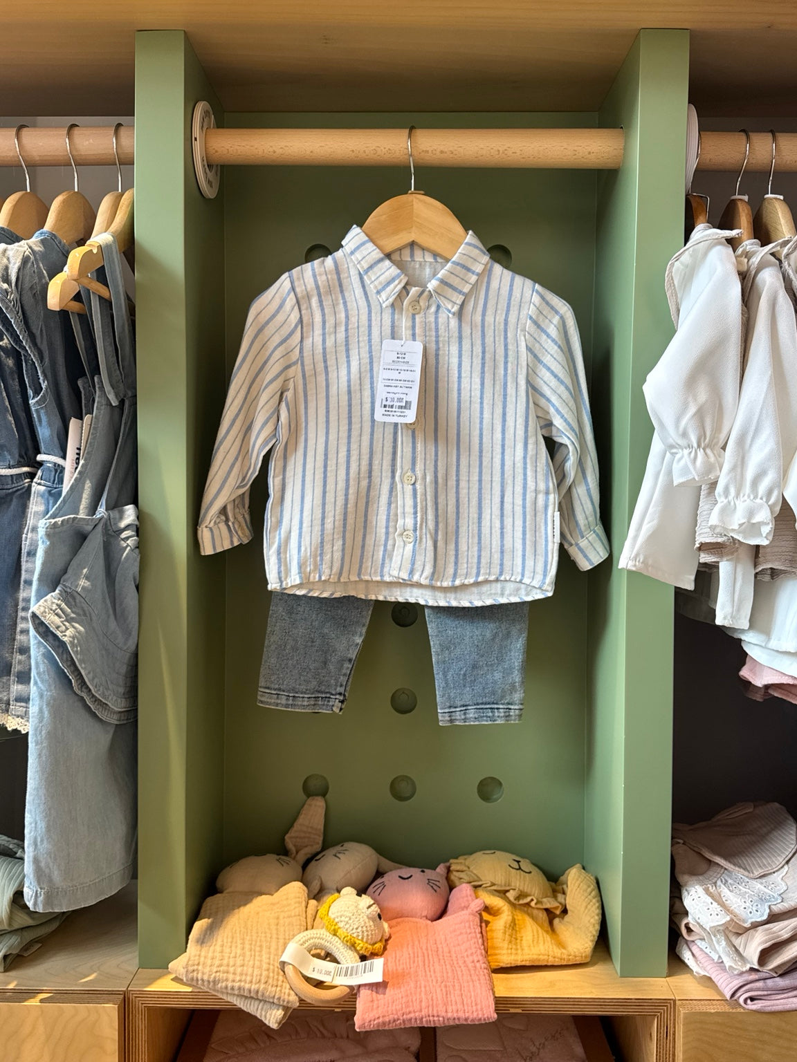 BabyBoy 2pcs Denim Salopette