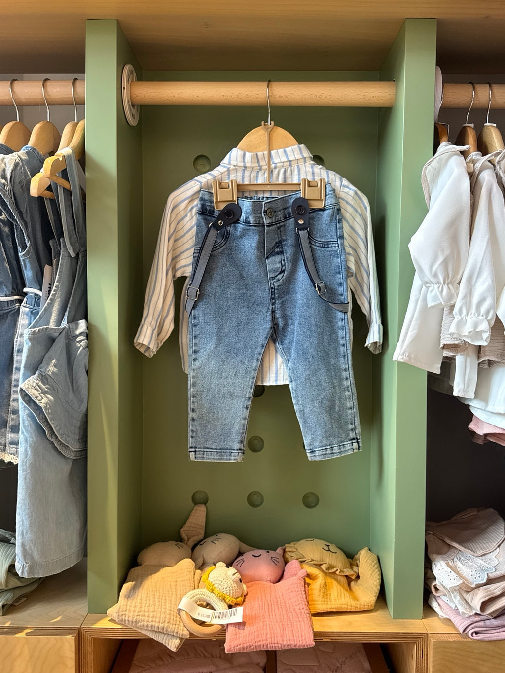 BabyBoy 2pcs Denim Salopette