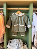BabyBoy 2pcs Green Sherpa Set