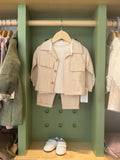 BabyBoy 3pcs Cotton Beige Set