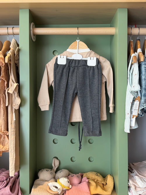 BabyBoy 3pcs Sweatshirt Pant back