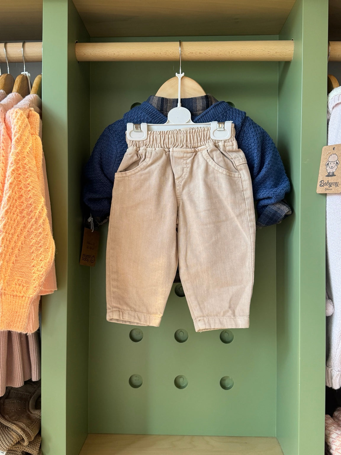 BabyBoy 4pcs Navy Cardigan Set