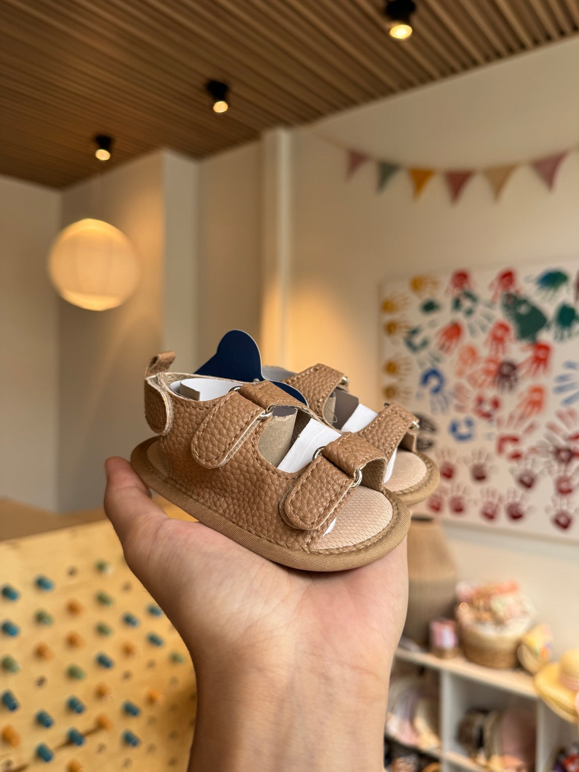 BabyBoy brown sandals
