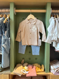BabyBoy 2pcs Denim/Beige Shirt
