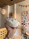 BabyBoy White Bouclé Shoes