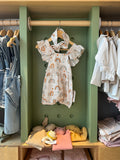 BabyGirl Rainbow Romper+Headband