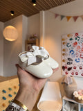 BabyGirl White Bow Shoes
