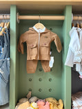 BabyBoy 3pcs Cotton Set Havane front